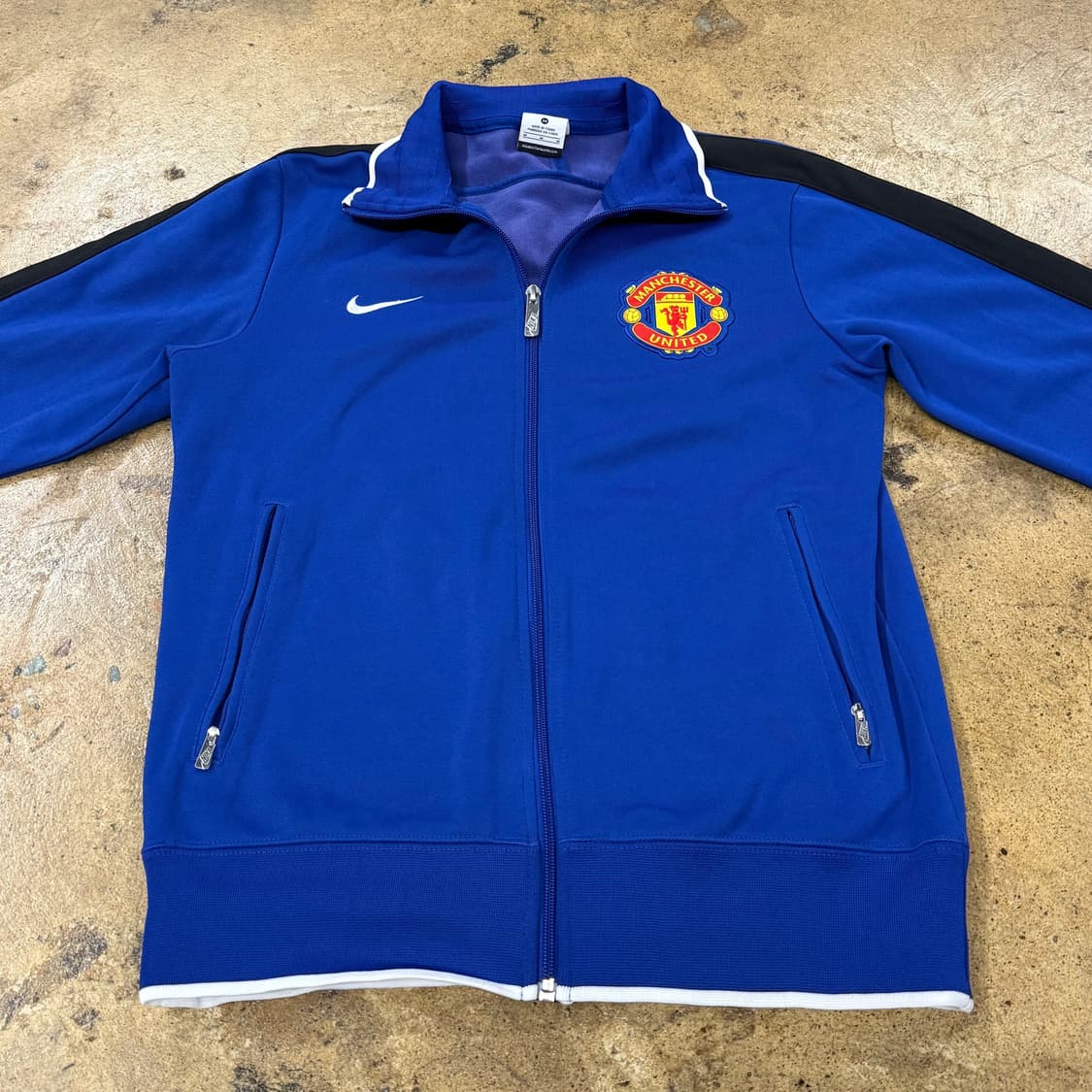 나이키 맨유 블루 블랙 져지 트랙탑  상품이미지3