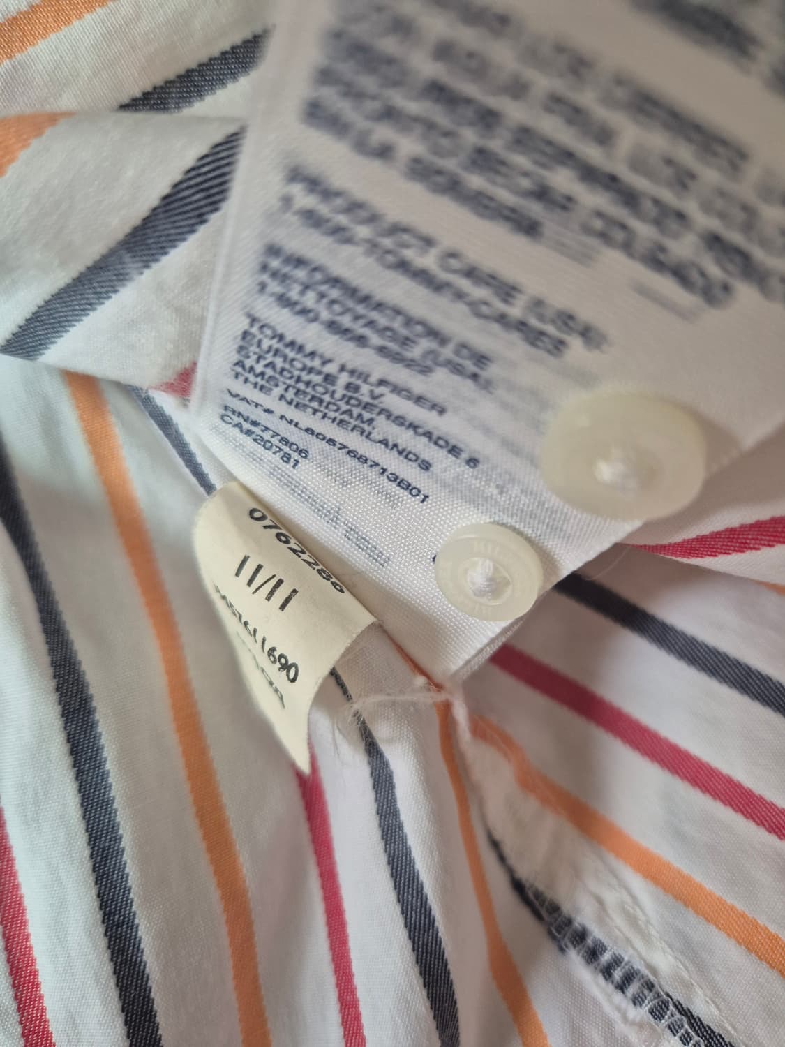 타미힐피거 스트라이프 패턴 셔츠 상품이미지9