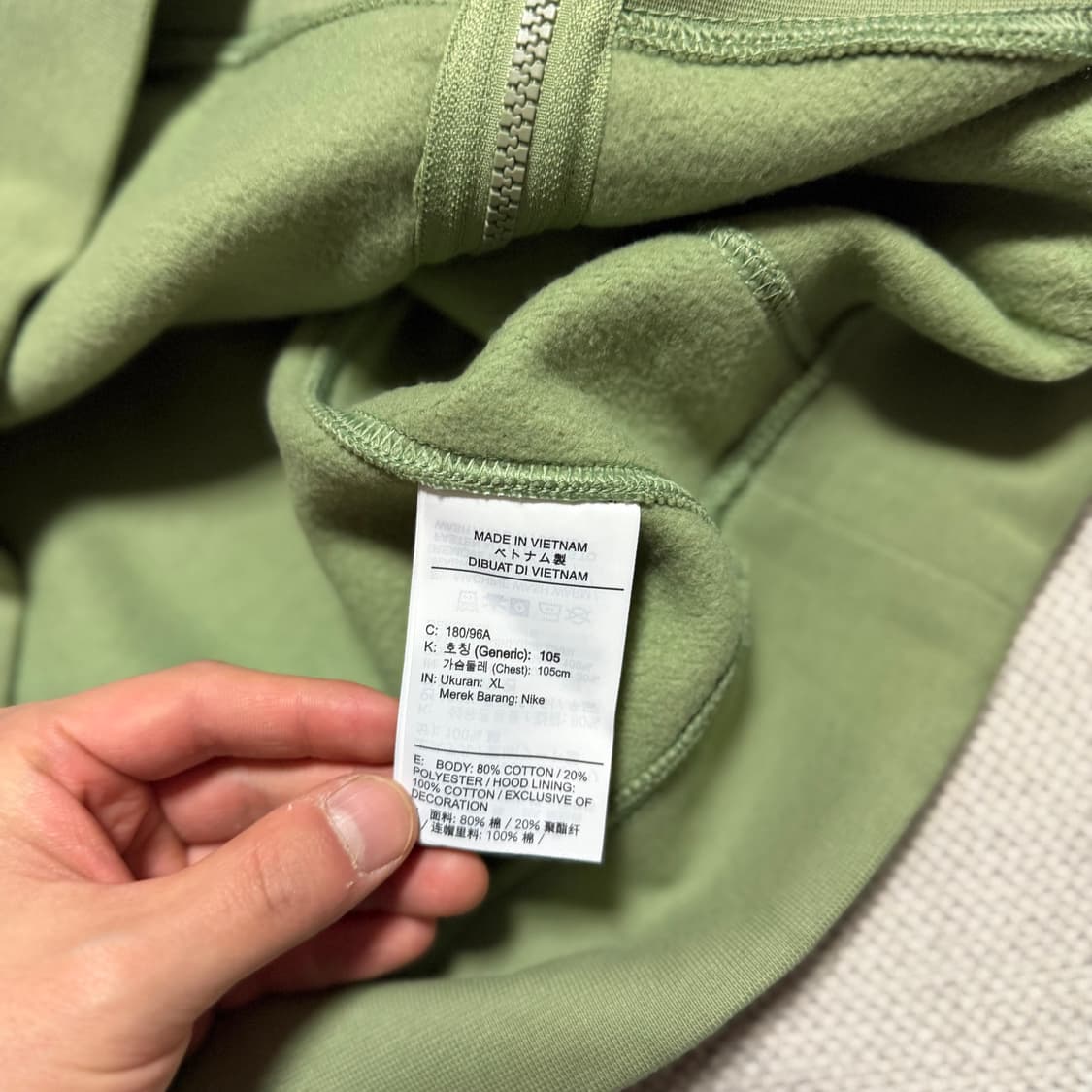 나이키 기모 후드집업 상품이미지4