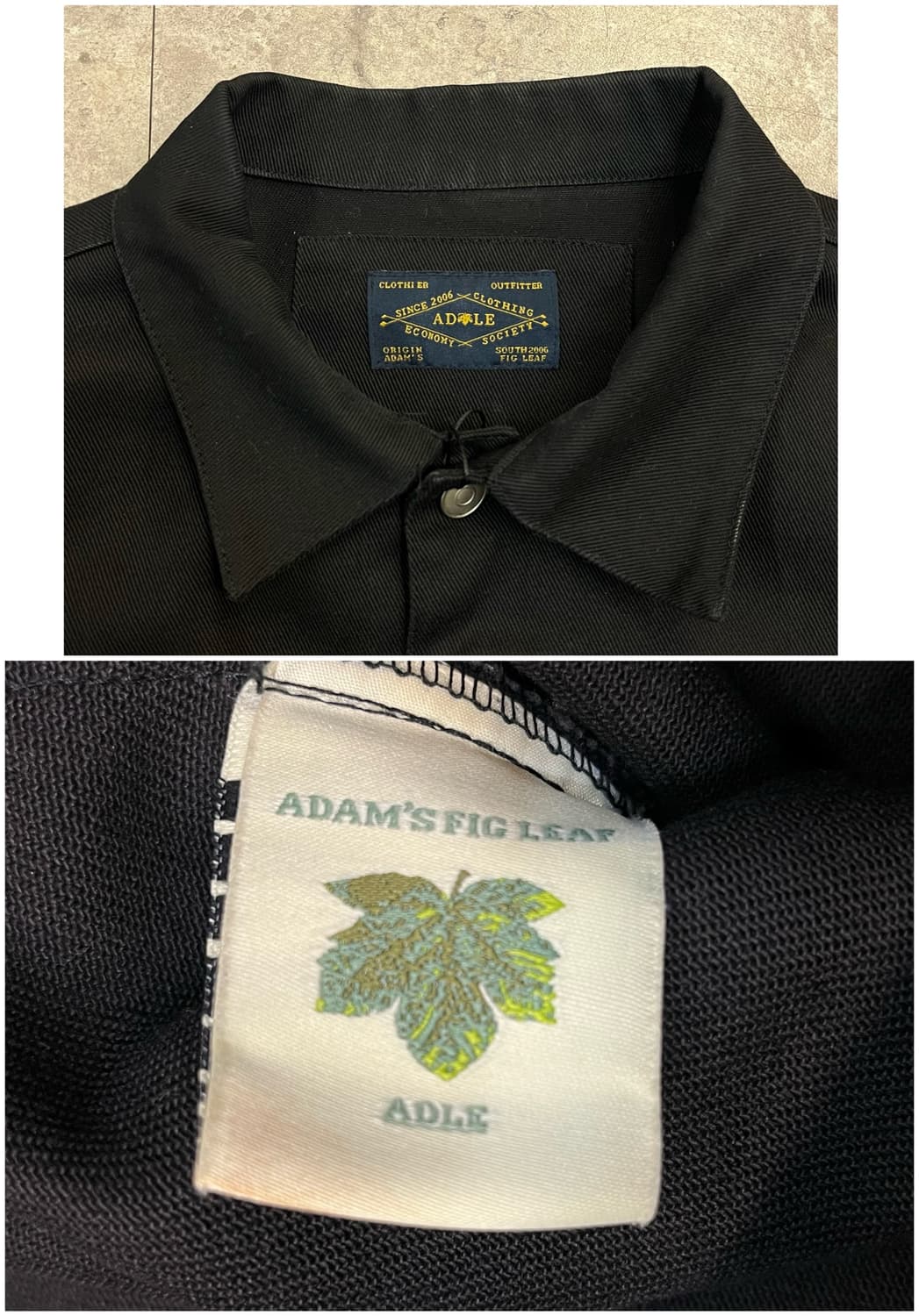 에이들 블랙 코튼 자켓 #csz3011 상품이미지3