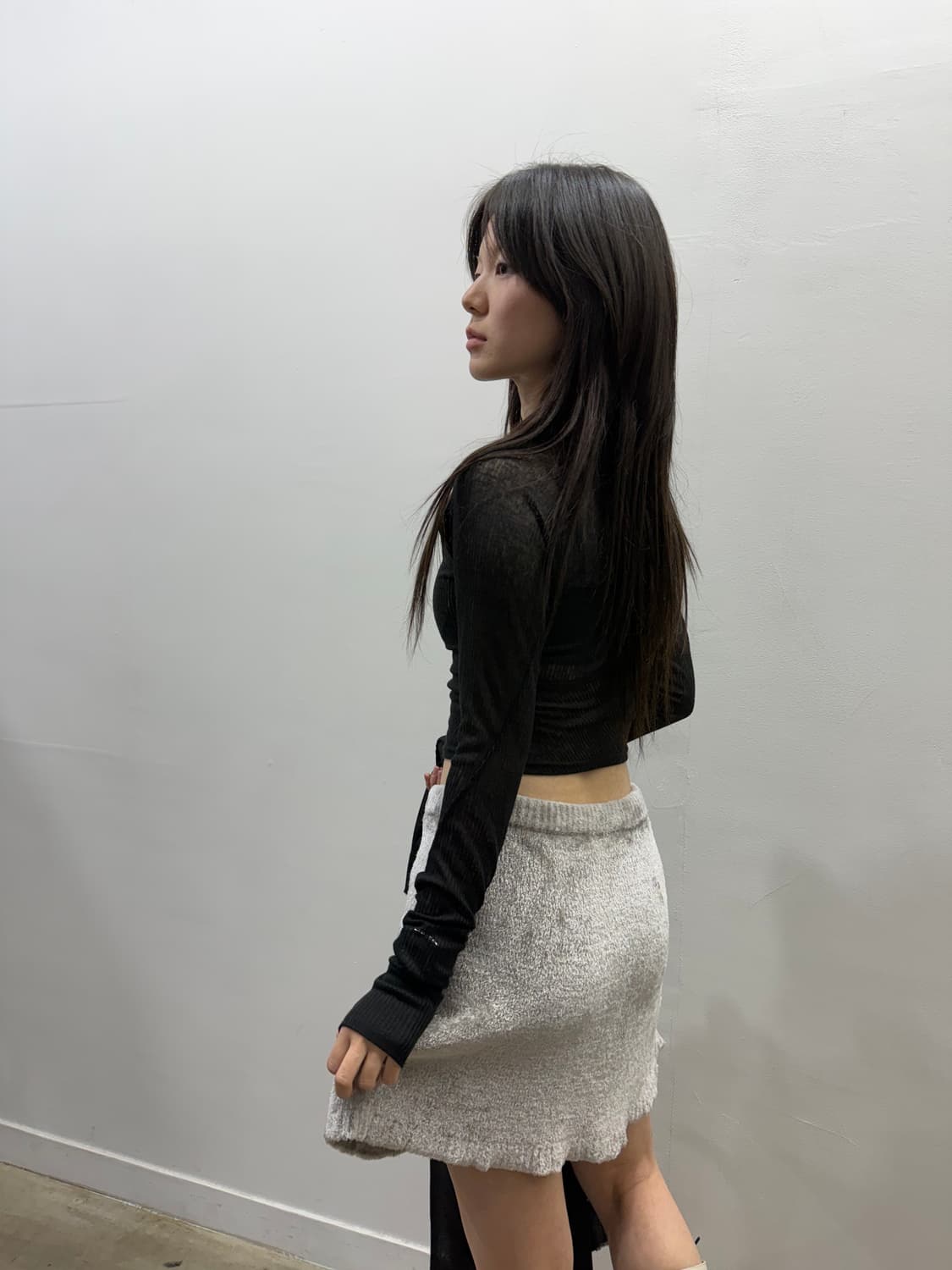 디젤 신형 D로고 숏타입 스커트 상품이미지6