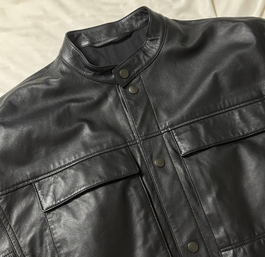 25fw 르메르 소프트 레더블루종 L 새상품 상품이미지1