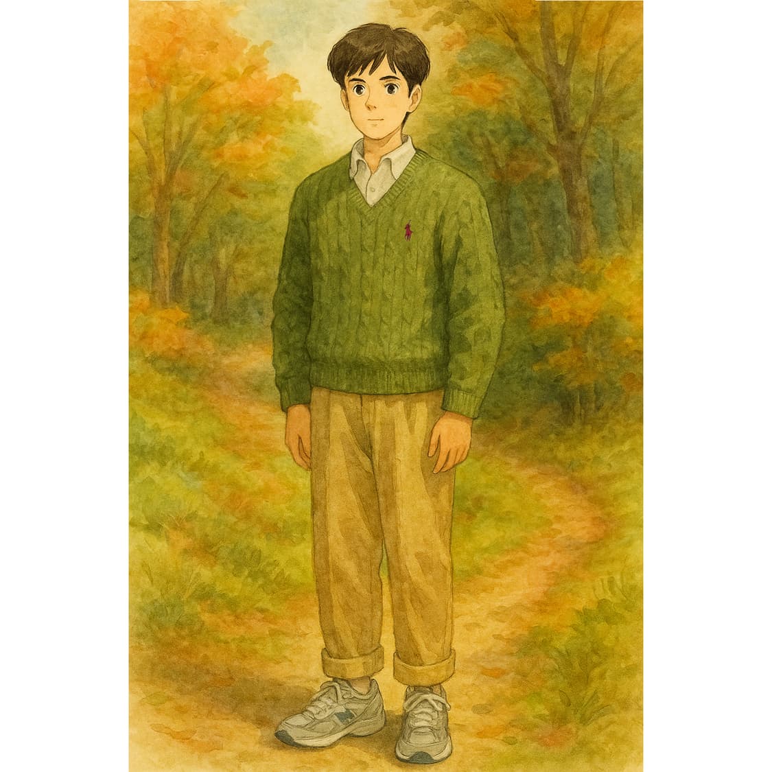 [105] 폴로 랄프로렌 100% 실크 브이넥 케이블 니트  상품이미지8