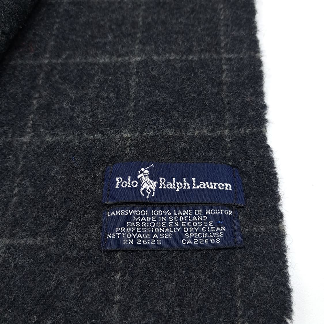 MX428 폴로 스코틀랜드판 램스울 머플러 상품이미지4