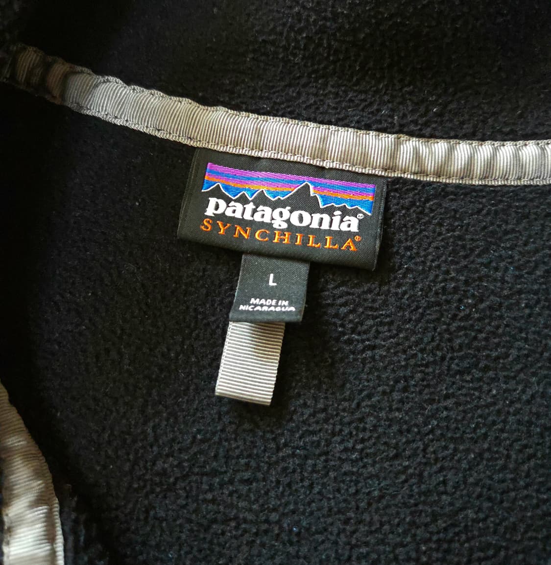 (L)파타고니아 블랙 신칠라 플리스 자켓 상품이미지4