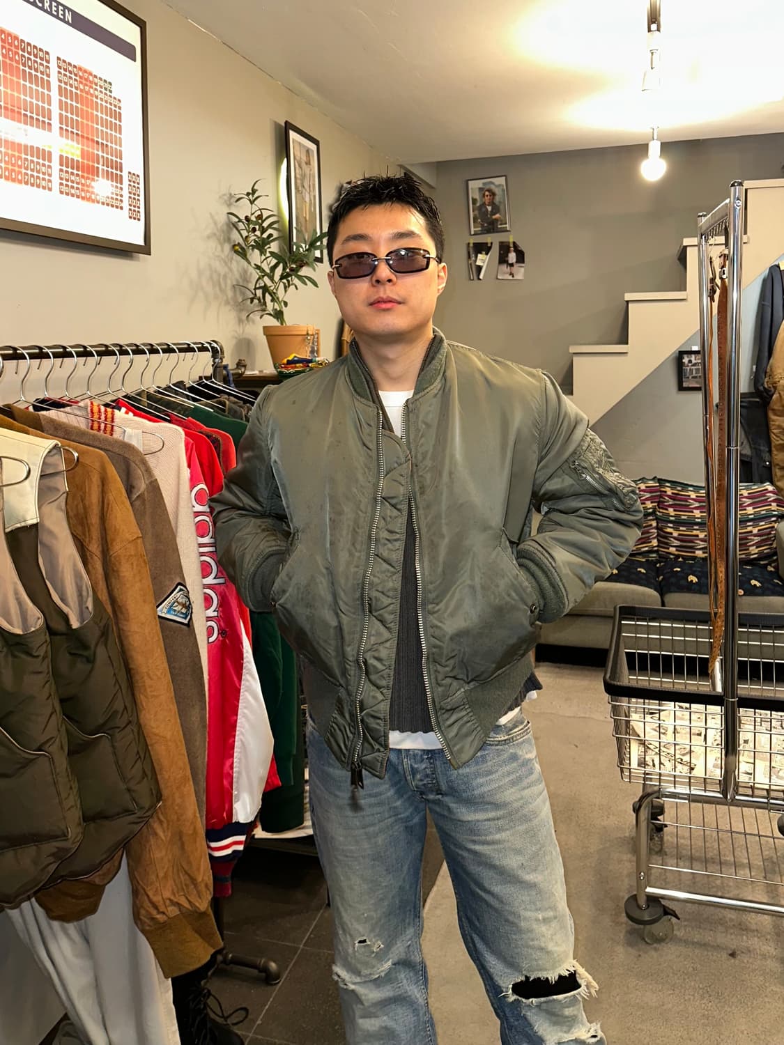 90’s Alpha Industries Ma-1 USA flight 상품이미지1