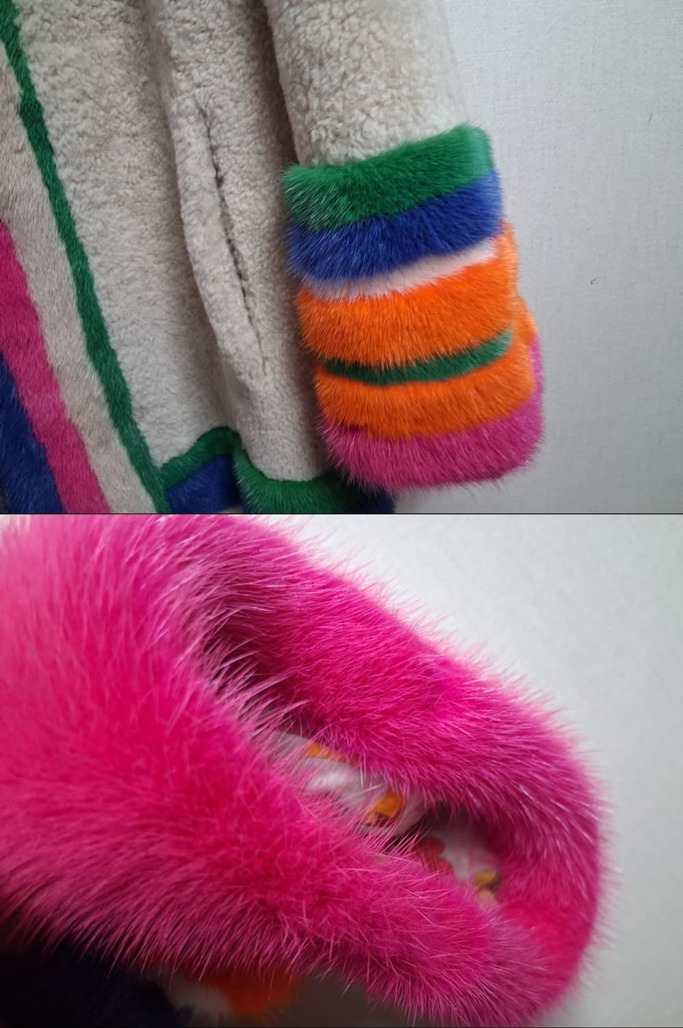 빈티지 미쏘니 밍크 시어링코트 사이즈 가슴88cm 5566
원산지 이탈리 상품이미지6