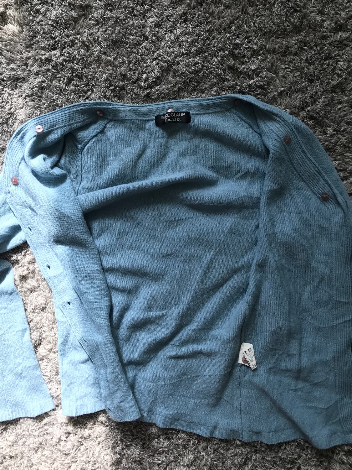 빈티지 블루 가디건 상품이미지3