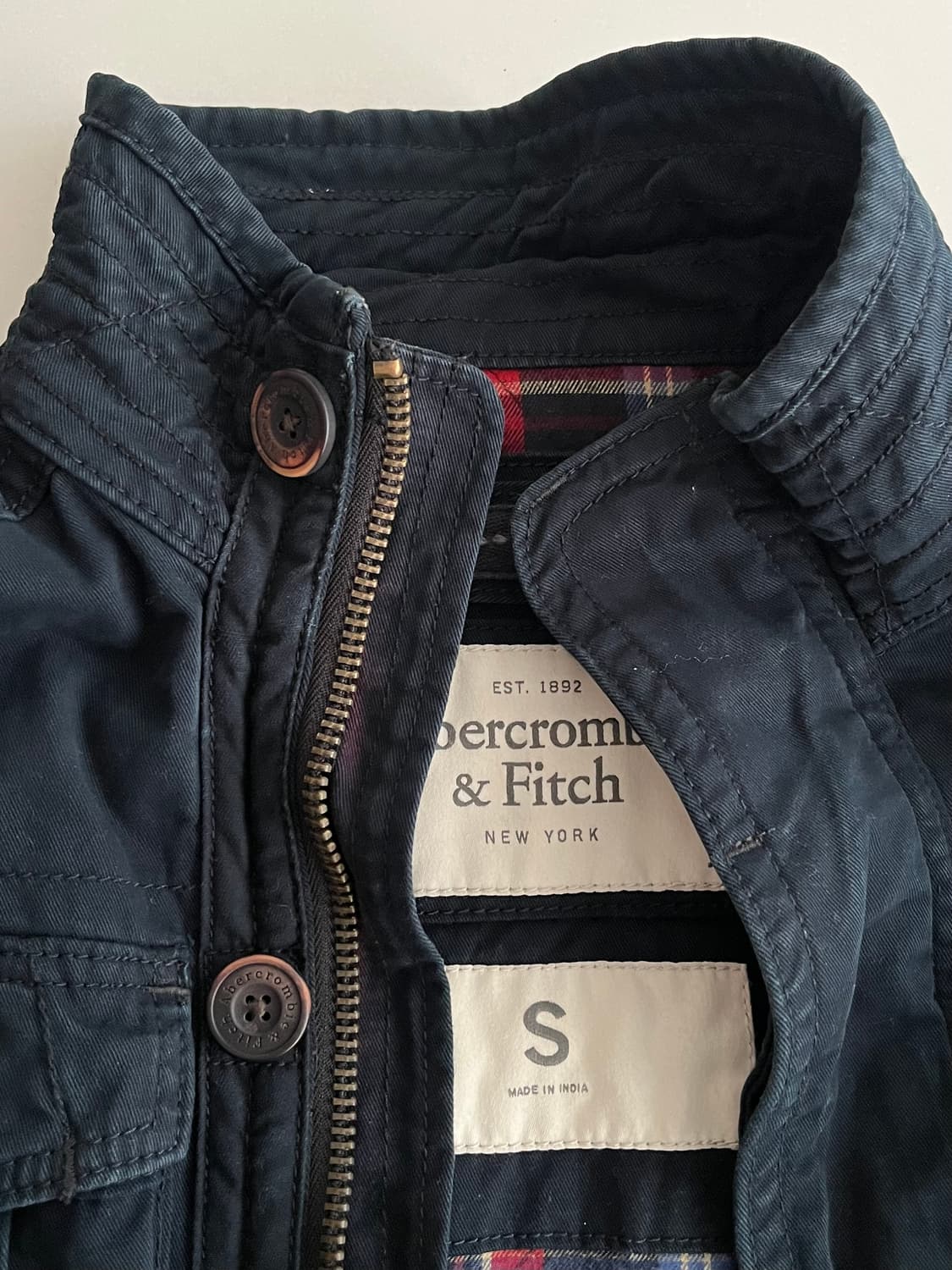 S) 아베크롬비 센티넬 밀리터리 필드자켓 네이비 상품이미지7