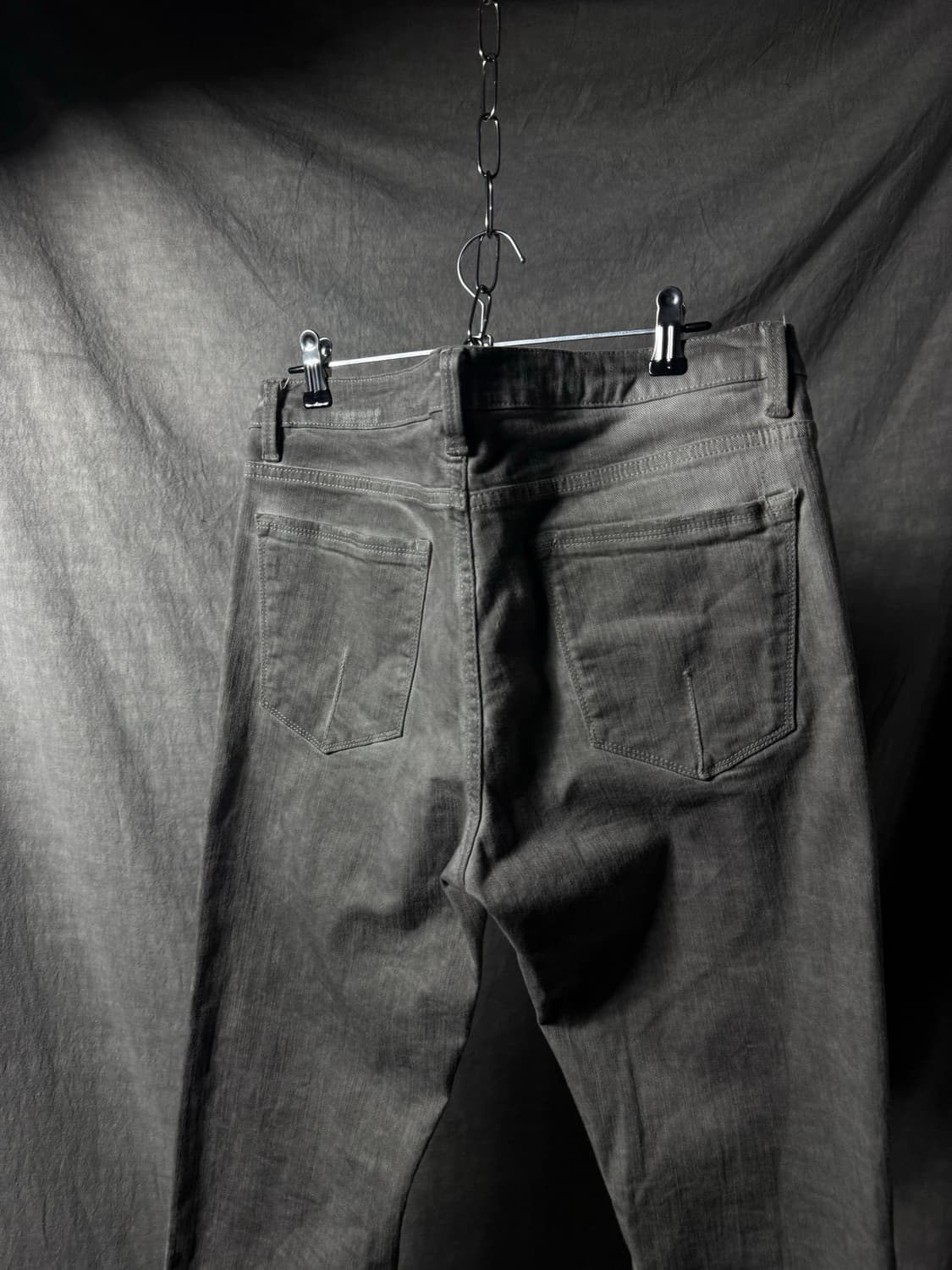 Poème Bohémien Grey Dyed Slim Pants   상품이미지5