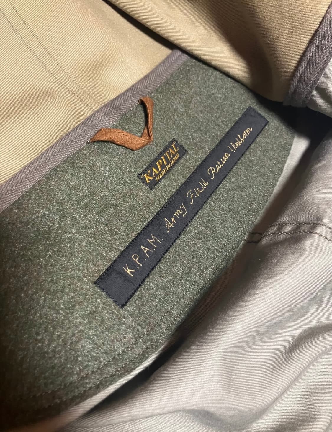 Kapital k.p.a.m wax cotton 링코트 상품이미지3