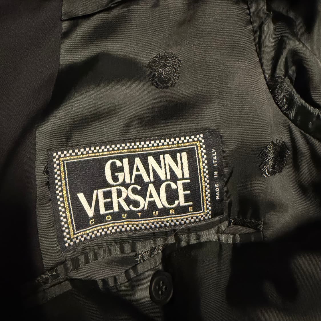 90s 지아니 베르사체 꾸뛰르 아카이브 울 자켓 (ALIAS제) 상품이미지6