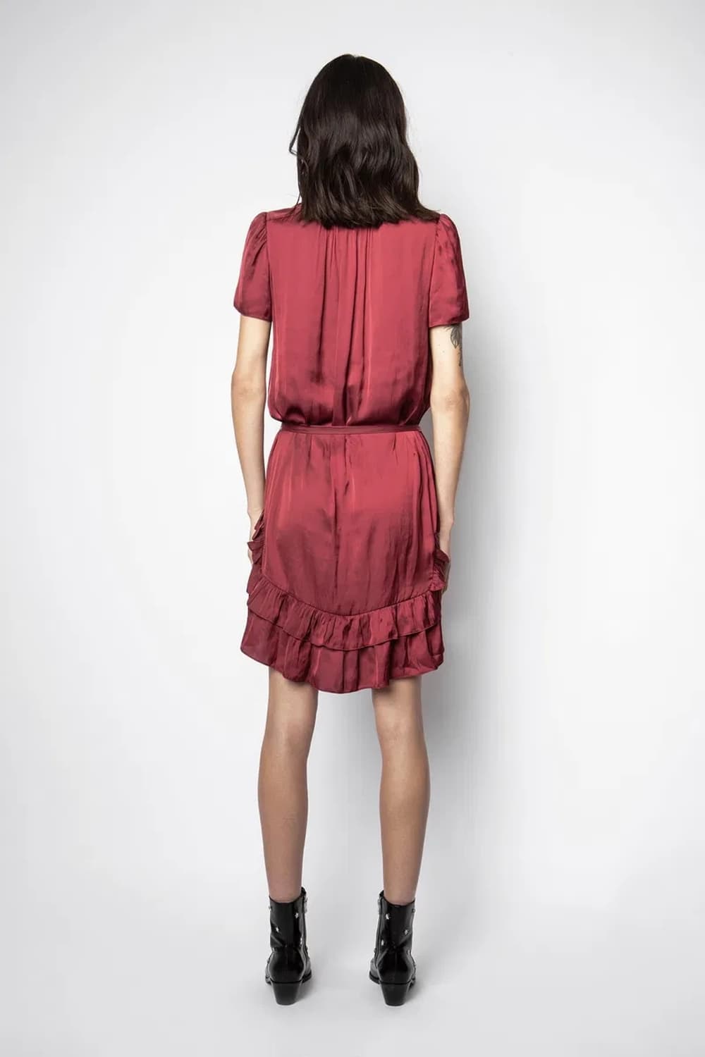 쟈딕앤볼테르 린크 새틴 원피스(새제품) 상품이미지5