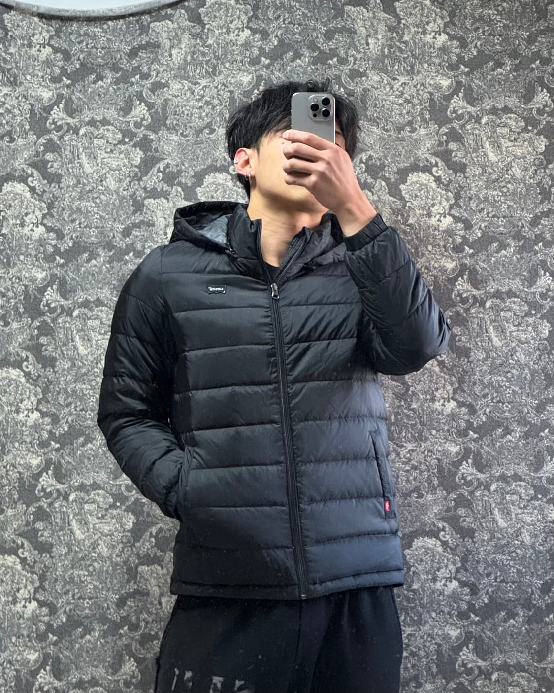 levi's 오리털 후드 경량 패딩 상품이미지1