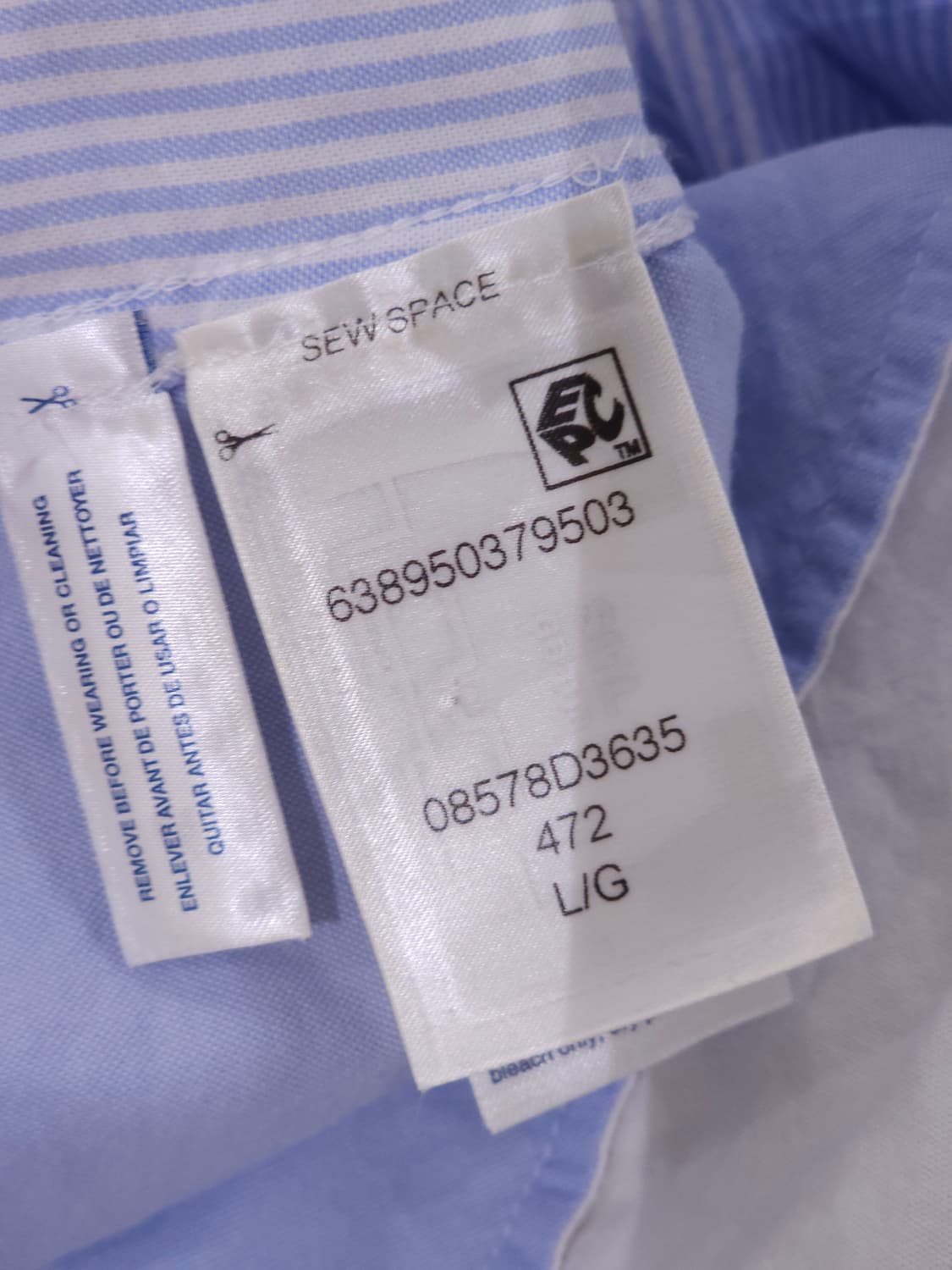 [L/G] 타미힐피거 옥스퍼드 스트라이프 믹스 버튼다운 셔츠 상품이미지7