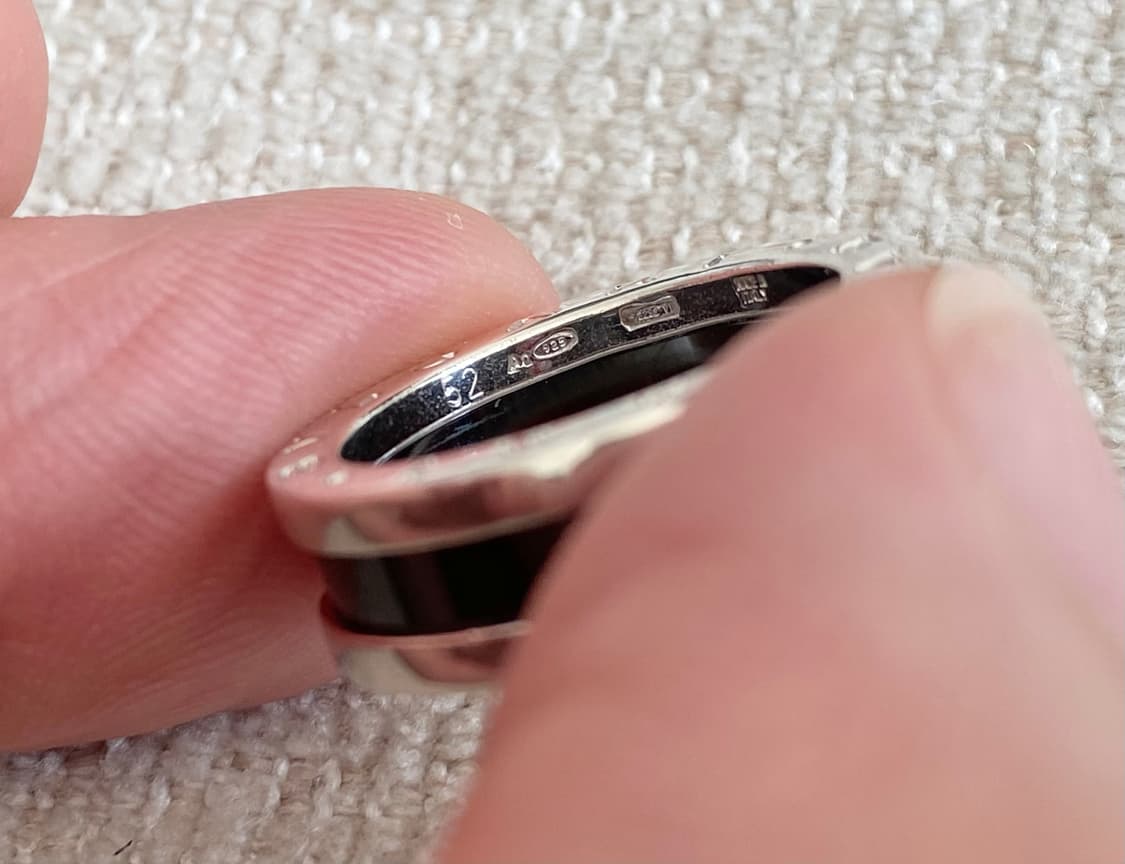 불가리 세이브더칠드런 반지 52호 스털링 실버 상품이미지7