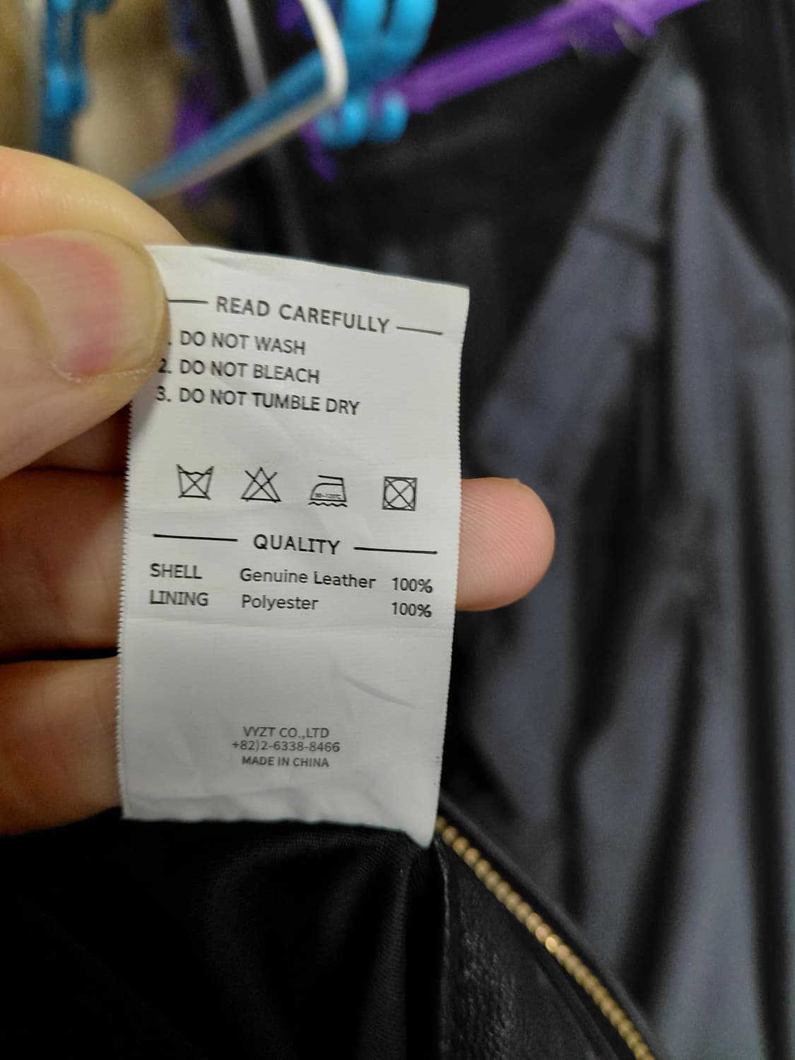 [레프트서울]양가죽 점퍼 L(105)사이즈  상품이미지7