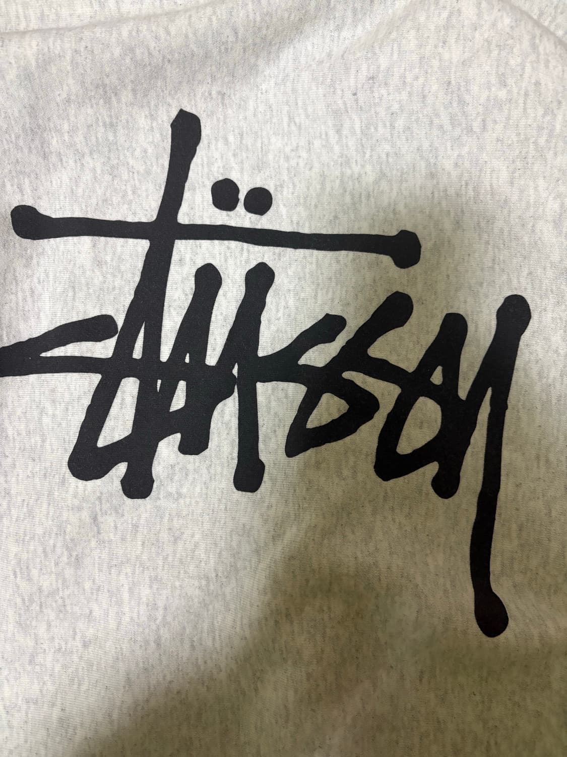 스투시 베이직 스투시 후드 집업 애쉬 헤더 상품이미지4