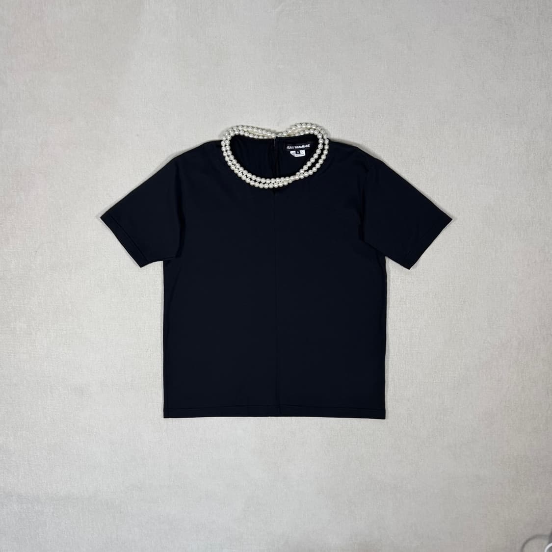Pearl Neck Tunic T-Shirt 상품이미지1
