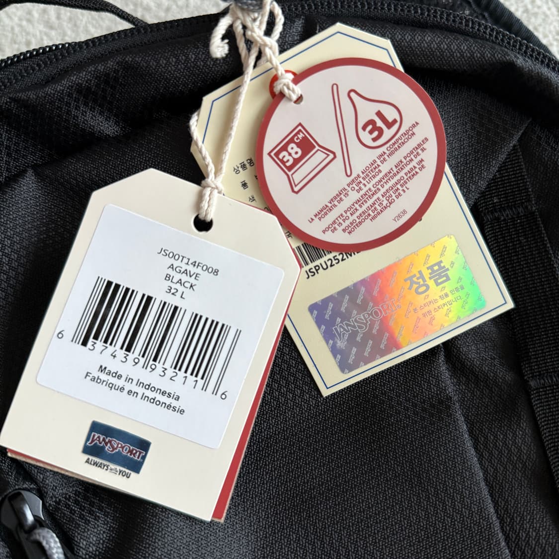 잔스포츠 아가베 백팩 배낭 상품이미지4