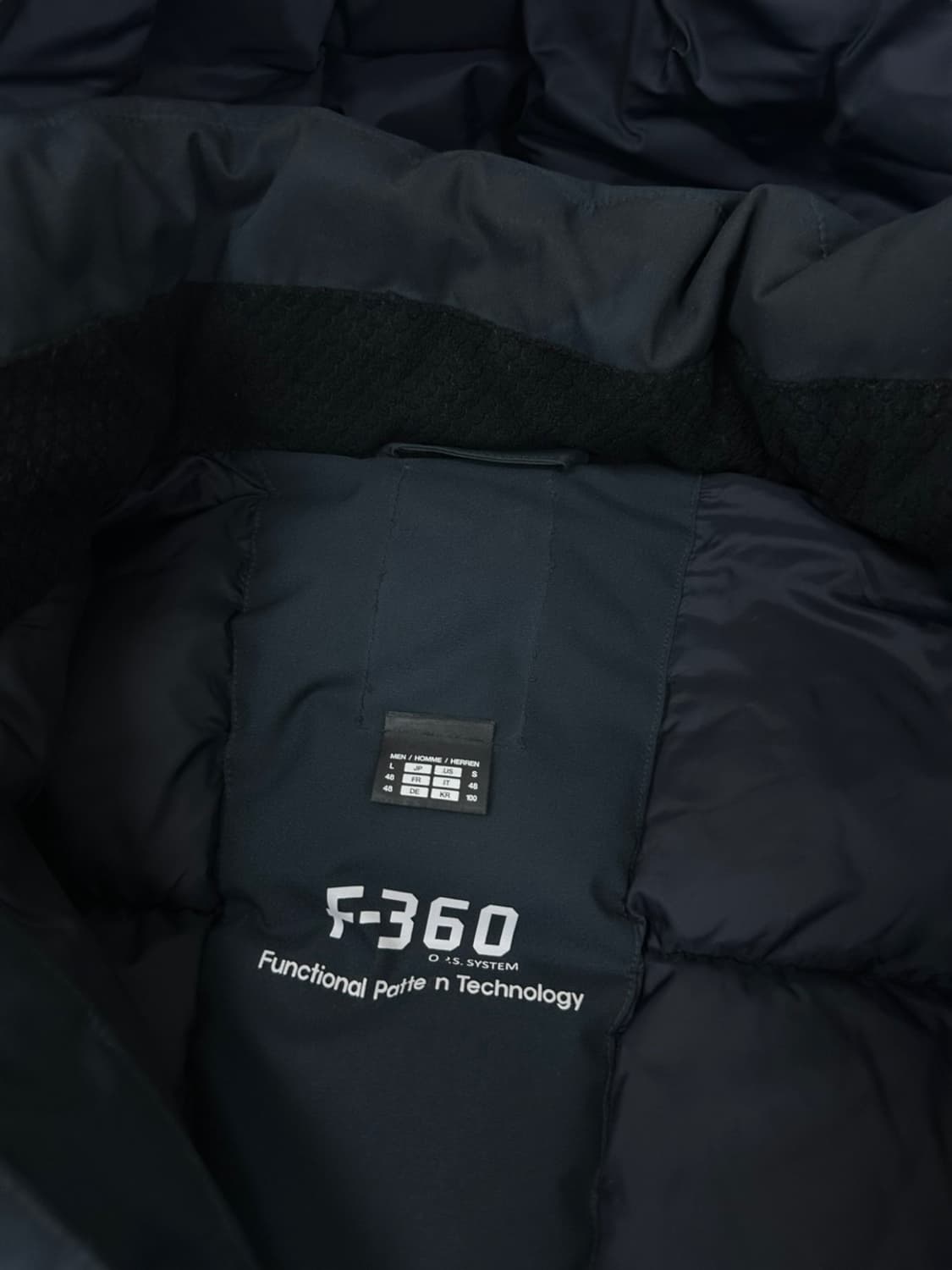 데상트 덕다운 패딩 다크네이비 (L) 상품이미지7