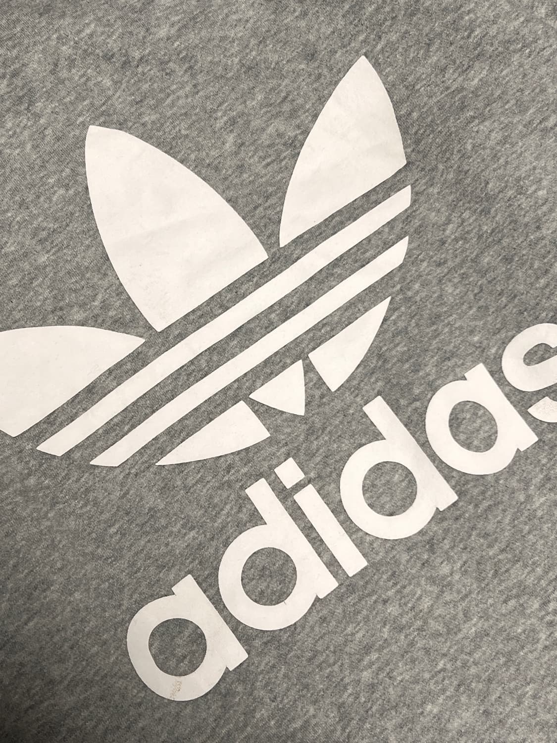 아디다스 트레포일 빅로고 기모 맨투맨 95 그레이 상품이미지4