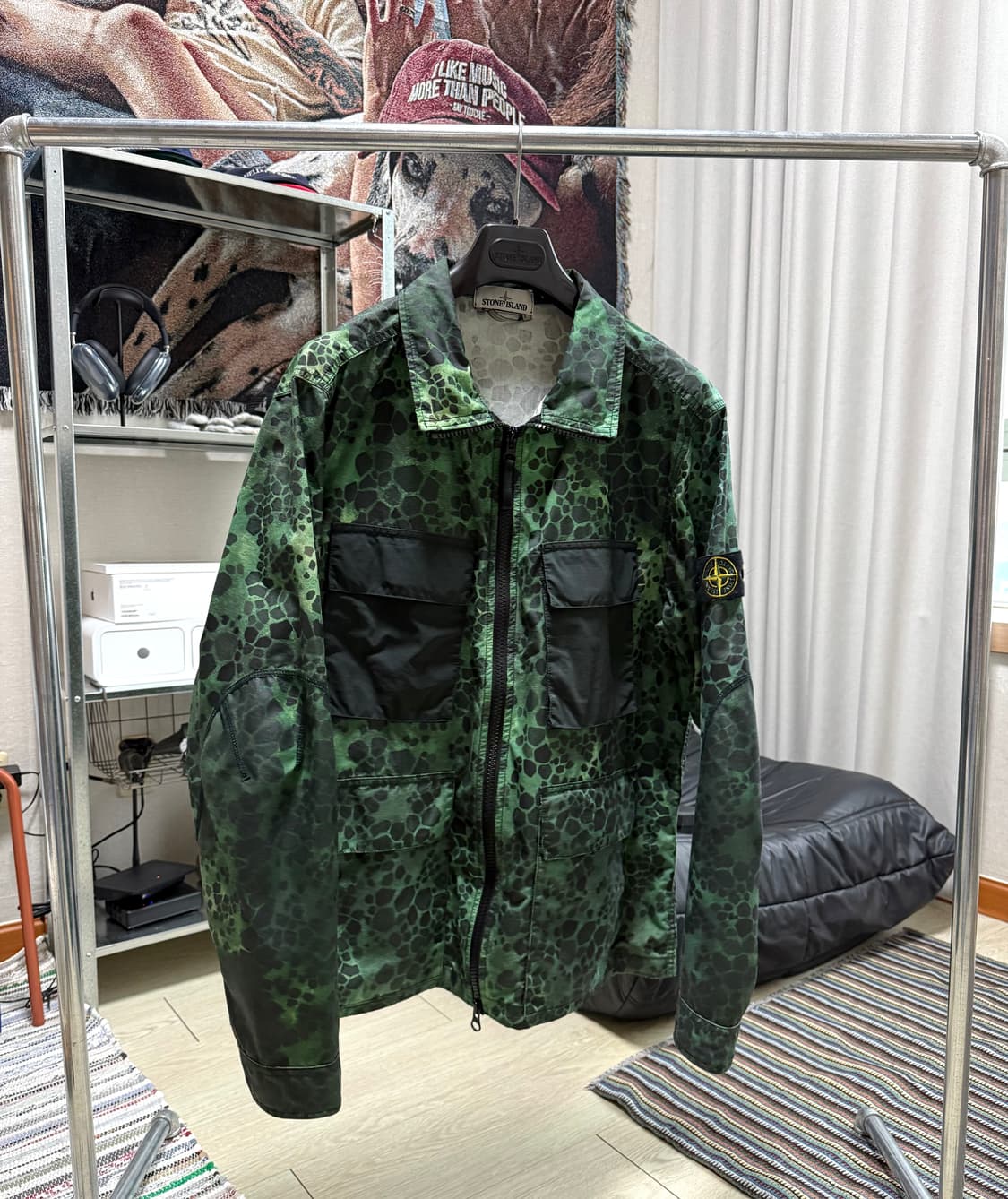 스톤아일랜드 엘리게이터 카모 자켓 상품이미지1