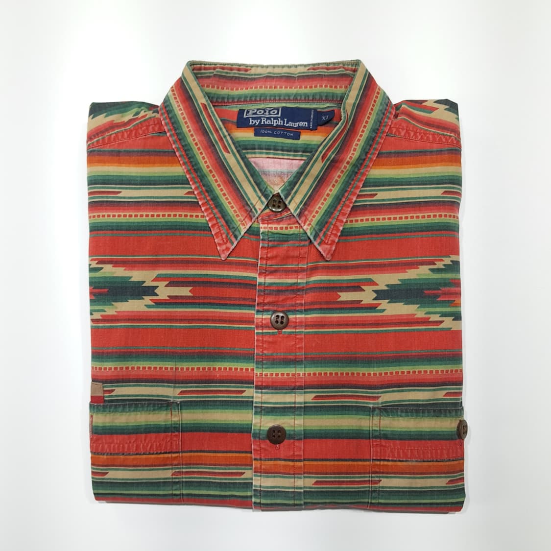 CK134 XL 폴로 90s 싱가포르판 나바호 셔츠 남방 상품이미지6