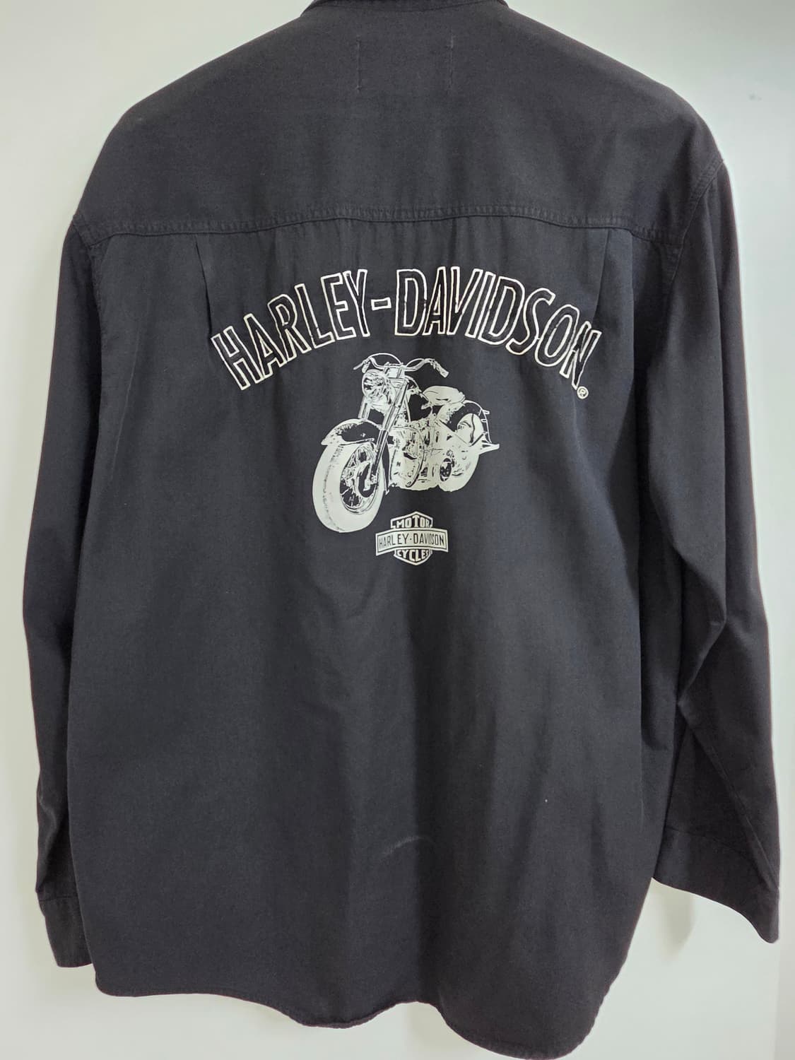 빈티지 할리데이비슨 바이크 셔츠 상품이미지2
