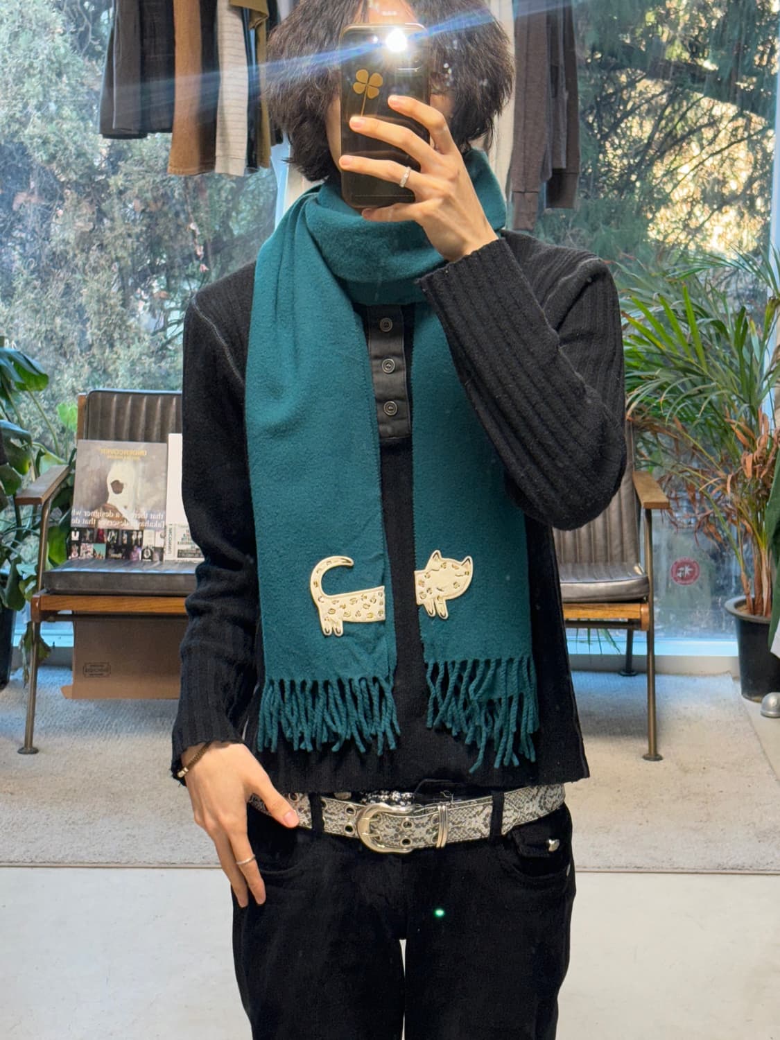 츠모리 치사토 고양이 머플러 상품이미지3