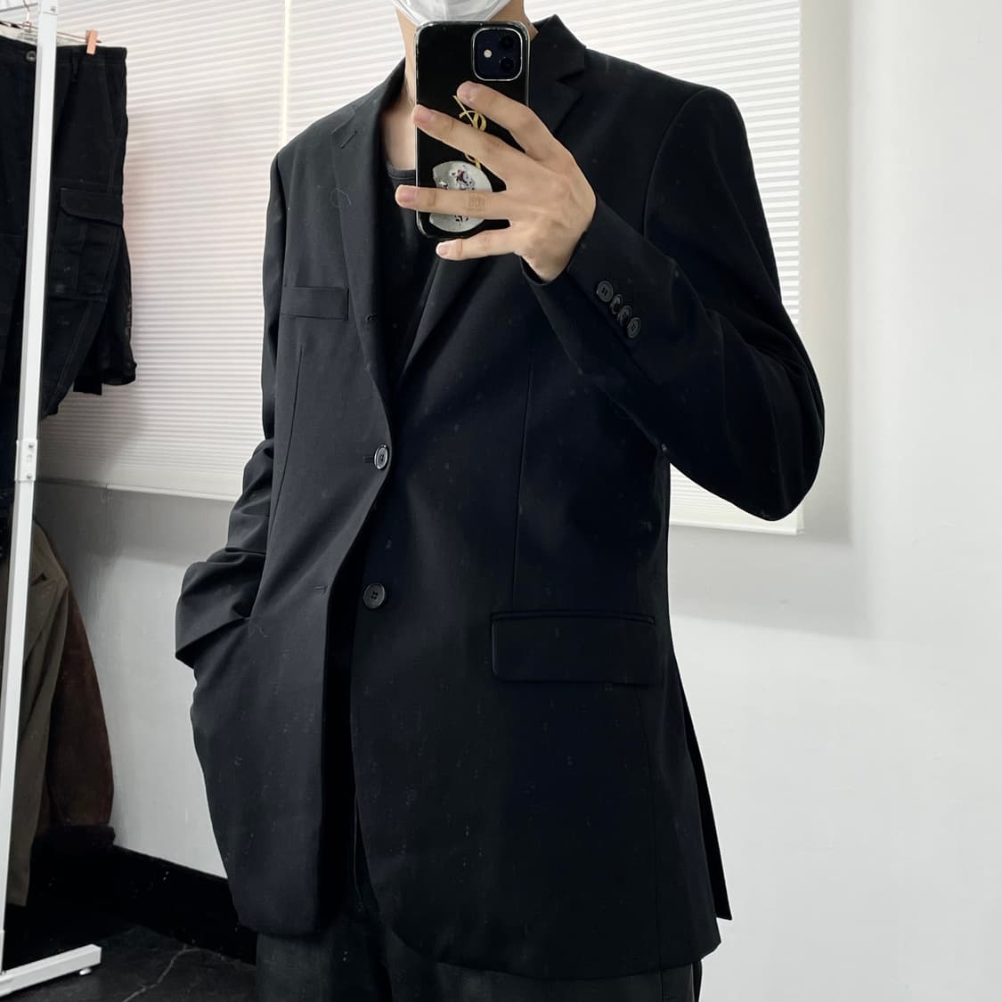 (미사용) L 앤더슨벨 백로고 블레이저 자켓 상품이미지4