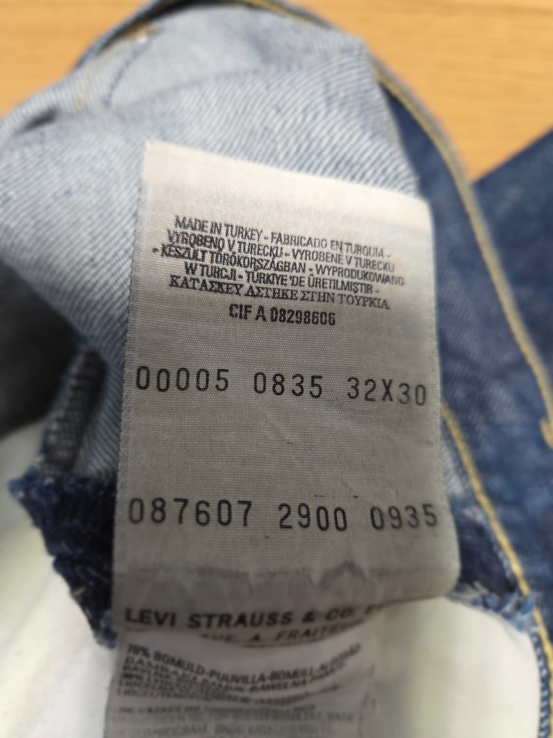 리바이스 엔지니어드진 32인치를 팝니다. 상품이미지6