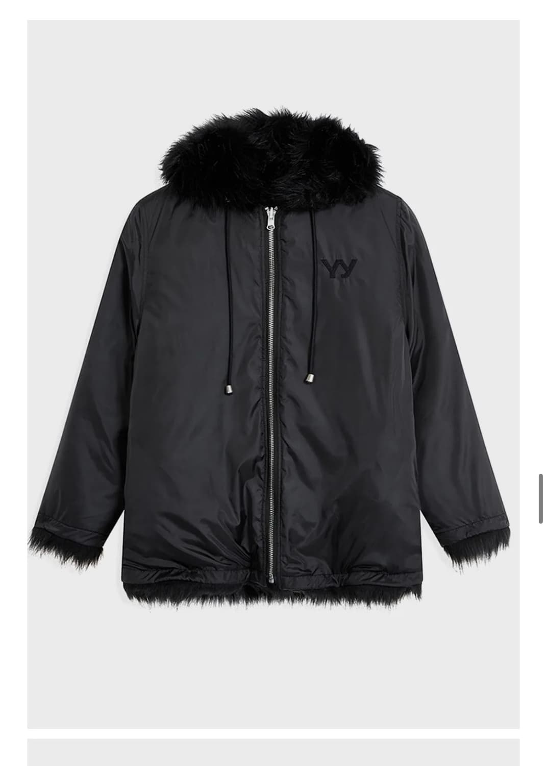 오픈와이와이 리버시블 퍼 후드 자켓 상품이미지3