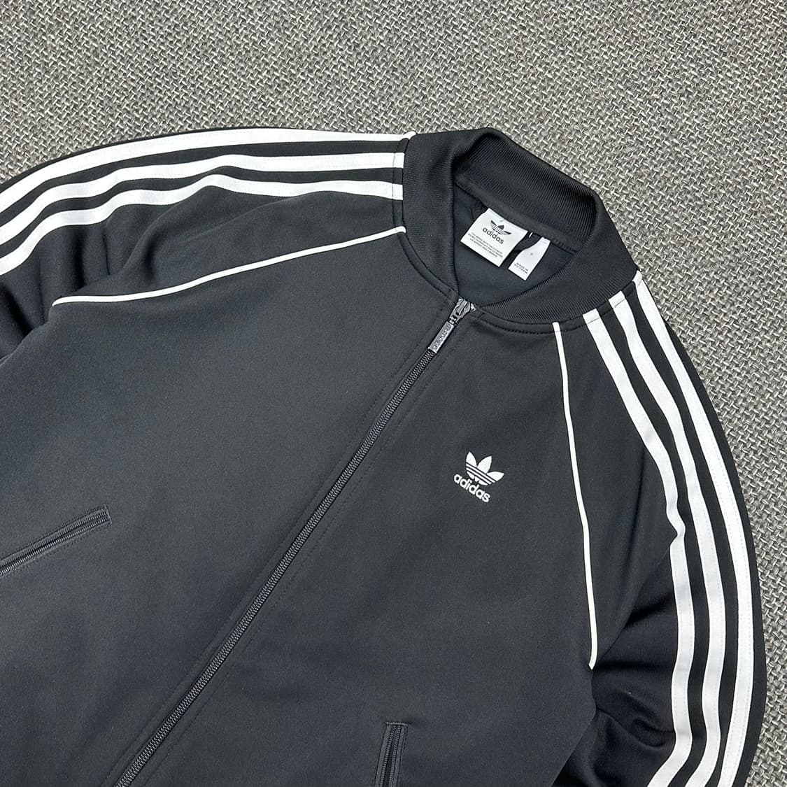 아디다스 신형 빈티지 슈퍼스타 블랙 져지 S 상품이미지4