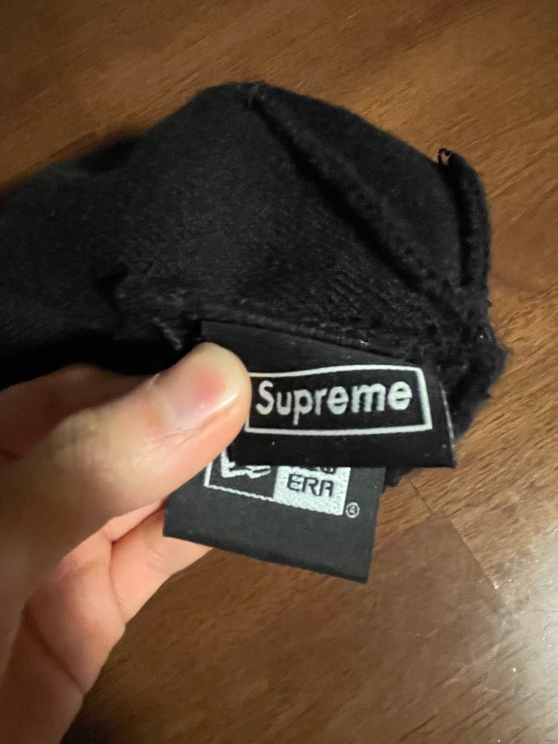 슈프림 박스로고 뉴에라 비니 블랙 상품이미지3