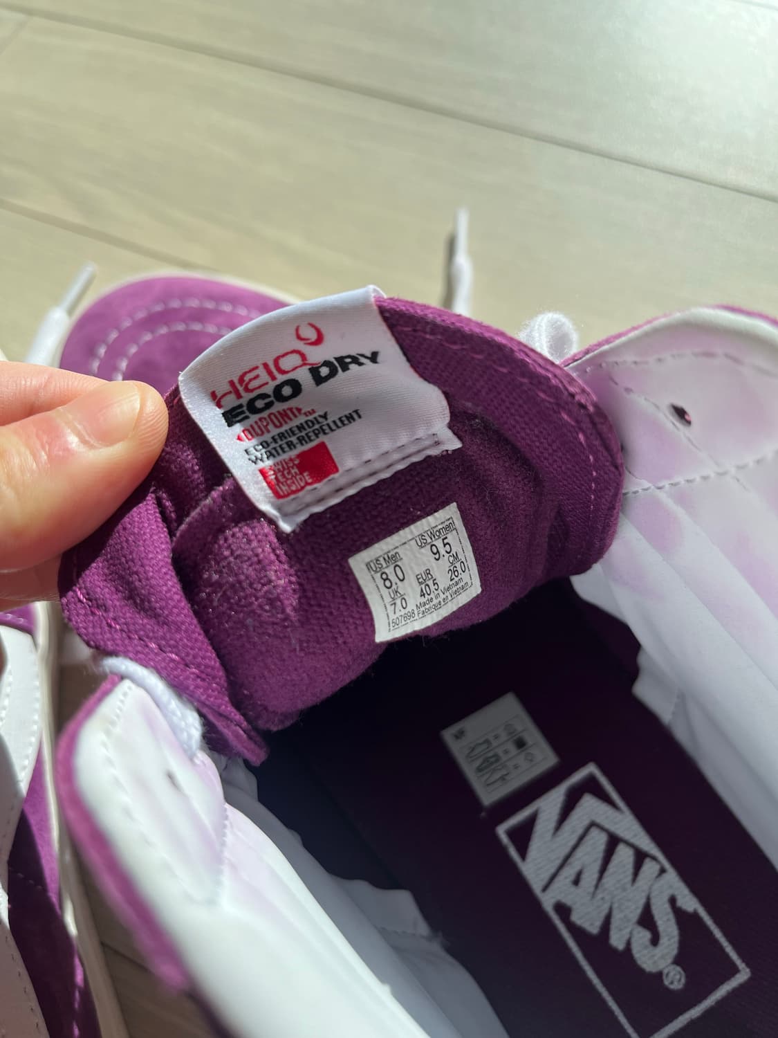 반스 올드스쿨 하이 퍼플 260 상품이미지3