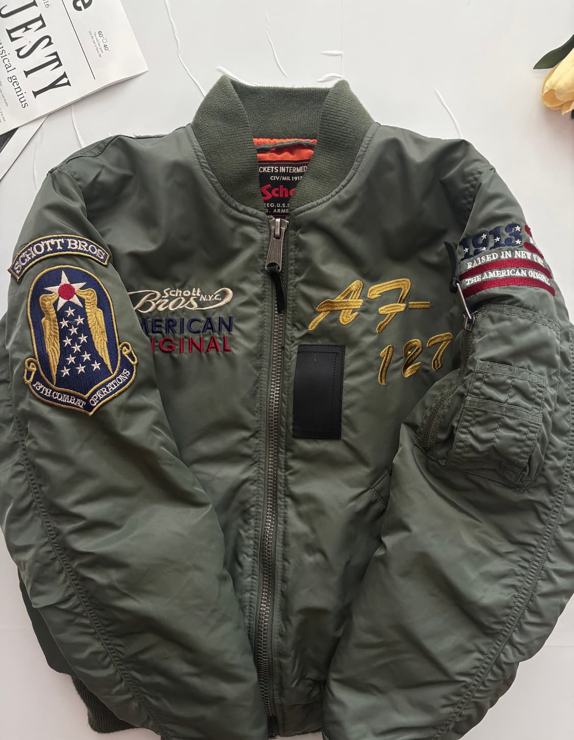 Scohott 쇼트 ma-1 항공 점퍼 상품이미지3