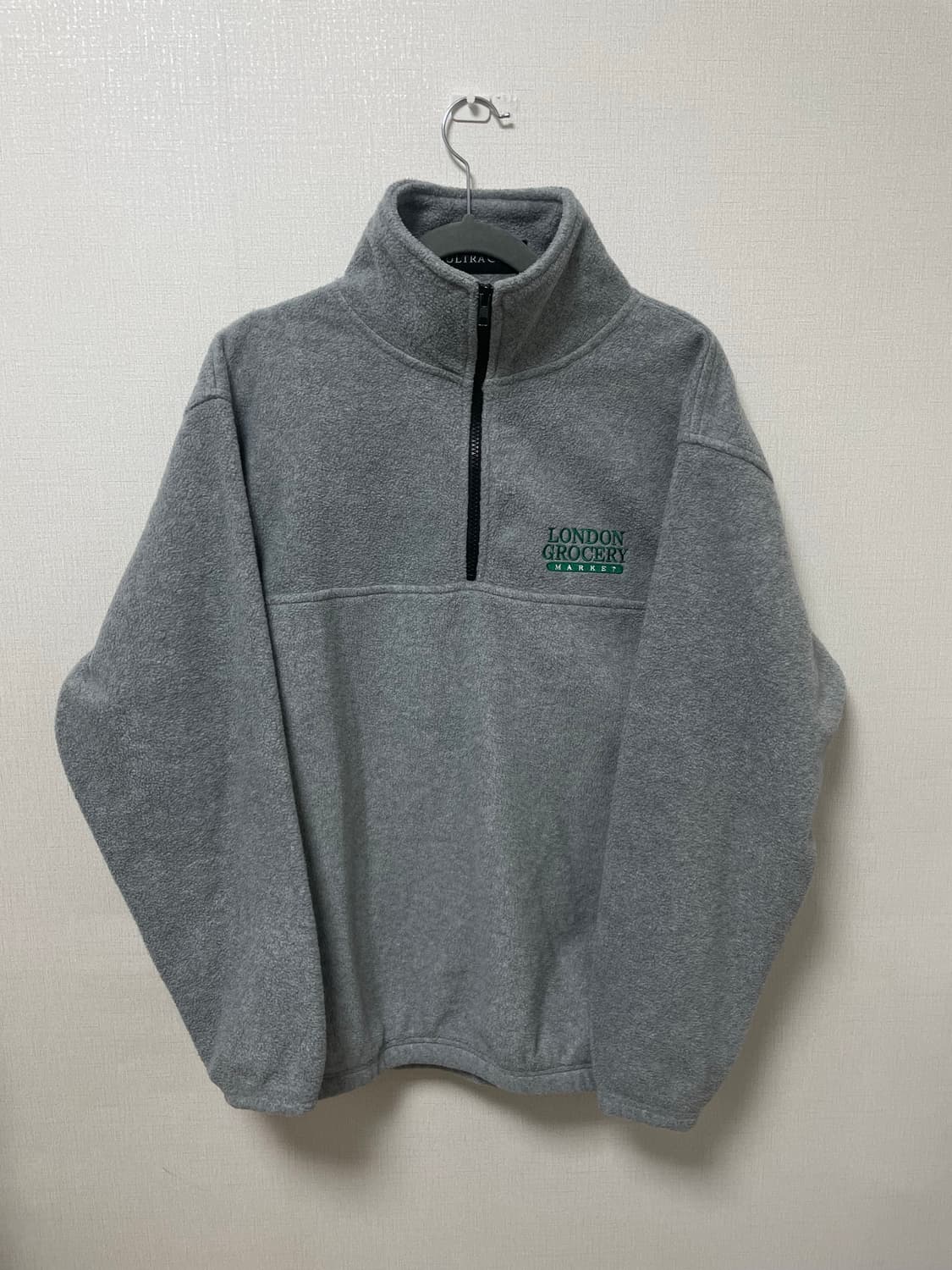 런던그로서리마켓 플리스 하프 집업 상품이미지1