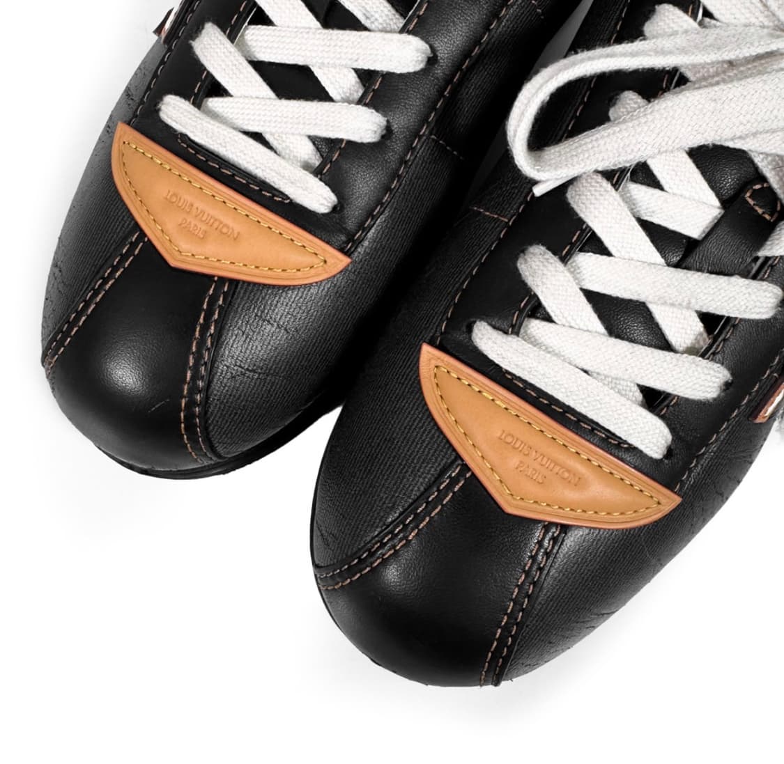 [7] 루이비통 남성 버터소프트 LV 스니커즈 신발 블랙 1AIWW4 상품이미지7