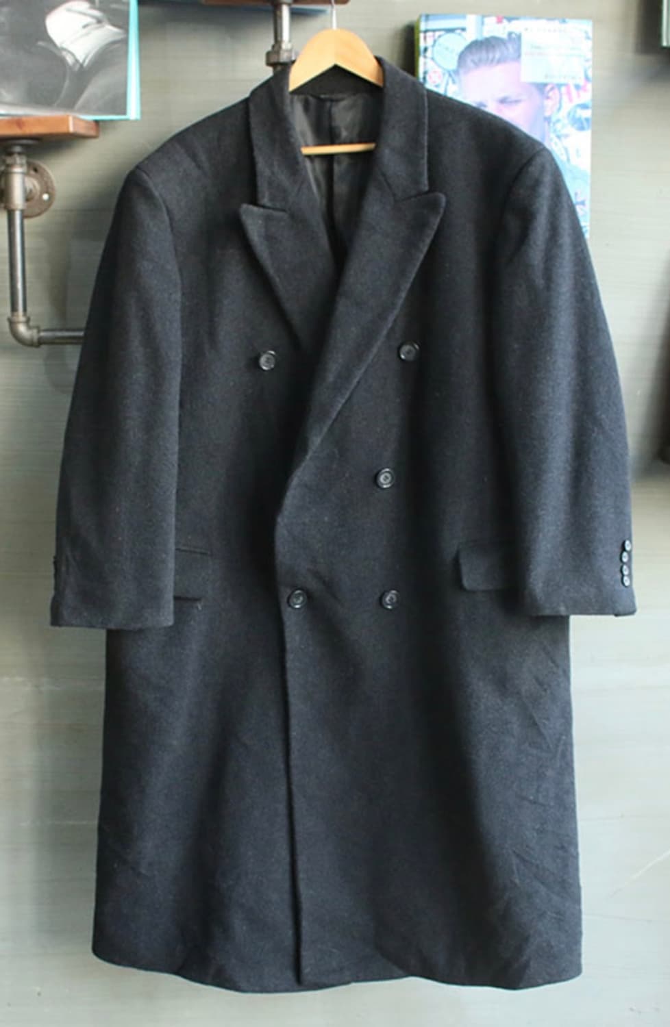 Ralph Lauren 램스울 더블 폴로 코트 상품이미지1