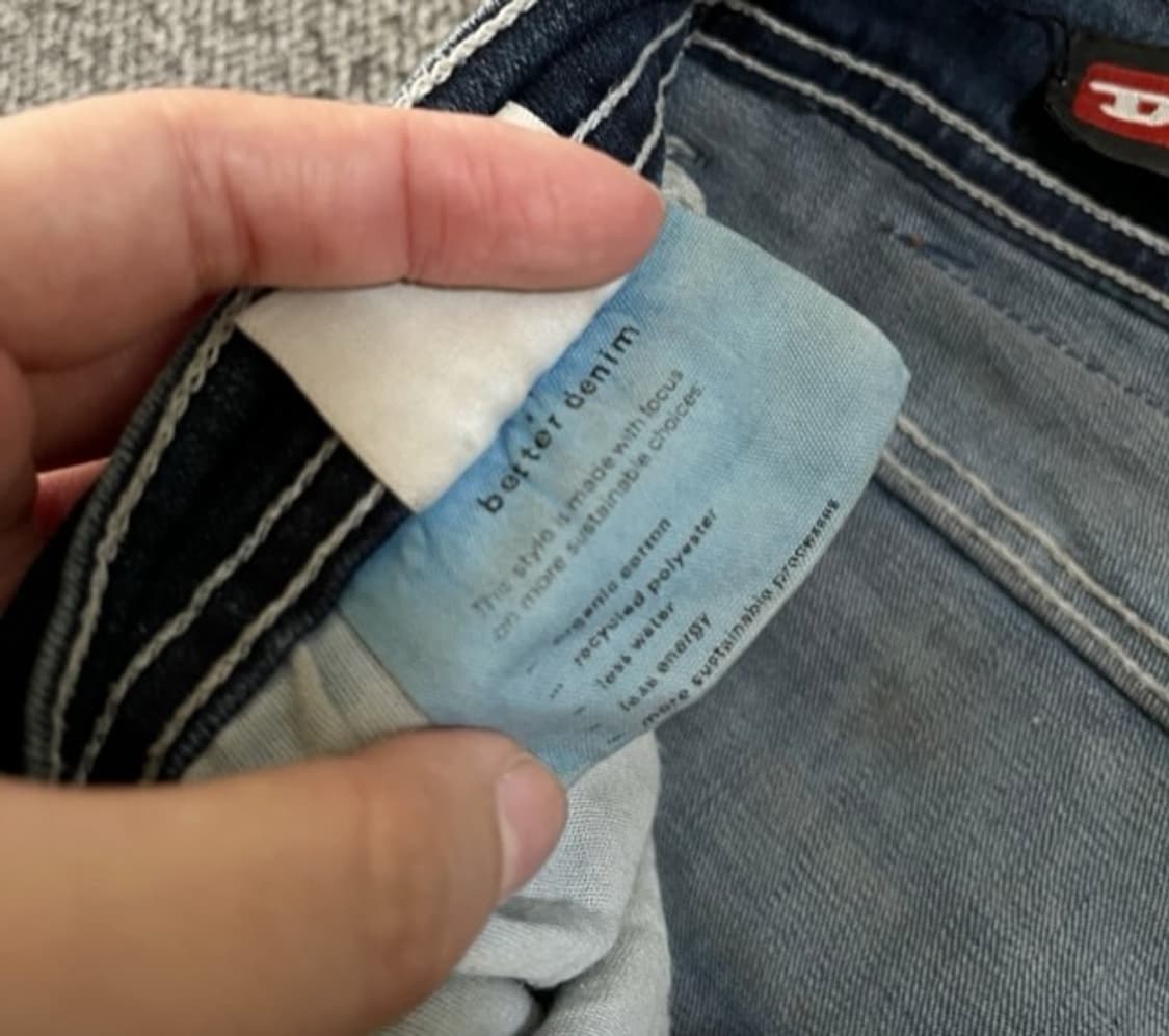 디젤 청바지 데님청바지 데님팬츠 36인치 상품이미지7