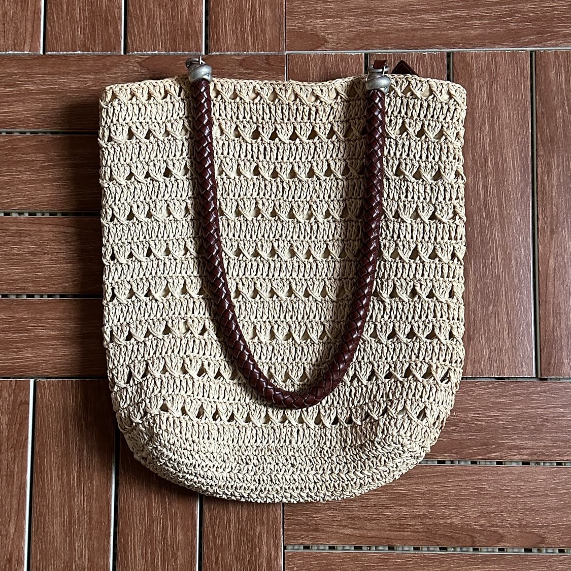 Talbots crochet shoulder tote bag 상품이미지2