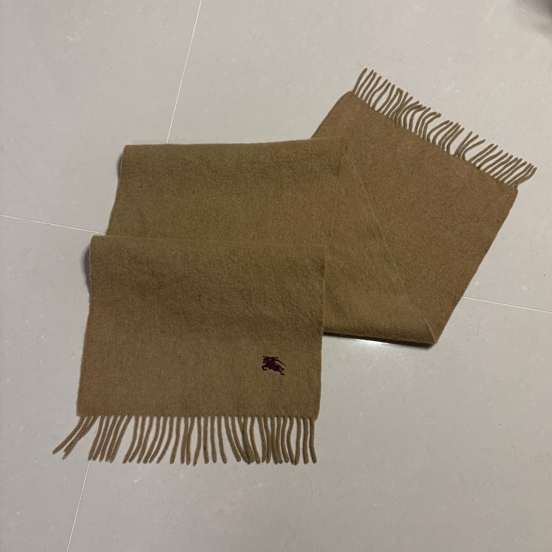 빈티지 버버리 캐시미어 베이지 목도리 머플러 상품이미지5