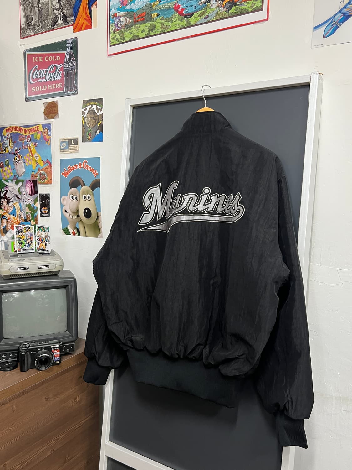 Japanese Vintag일본 빈티지 지바 롯데 마린스 스타디움 바시티 상품이미지9