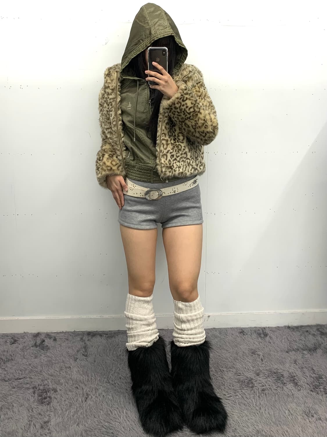 빈폴 y2k 크롭 후드집업 상품이미지5