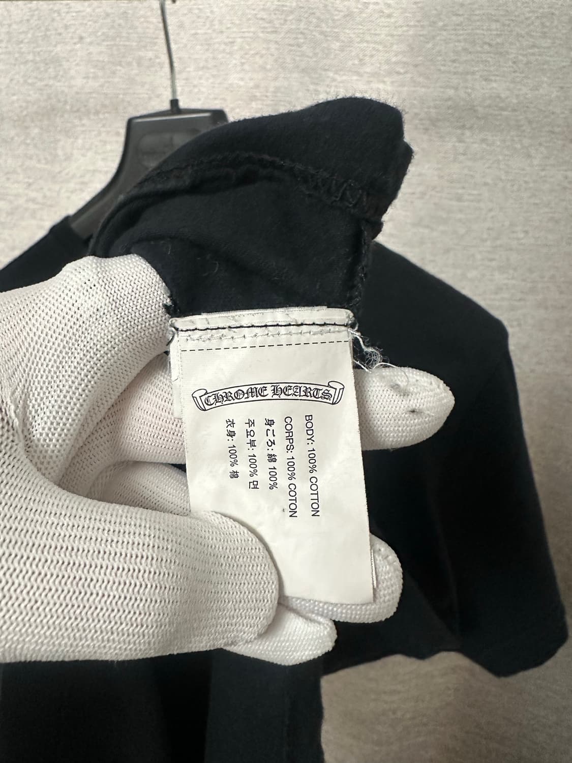 크롬하츠 플레어로고 반팔 블랙 (L) 상품이미지7