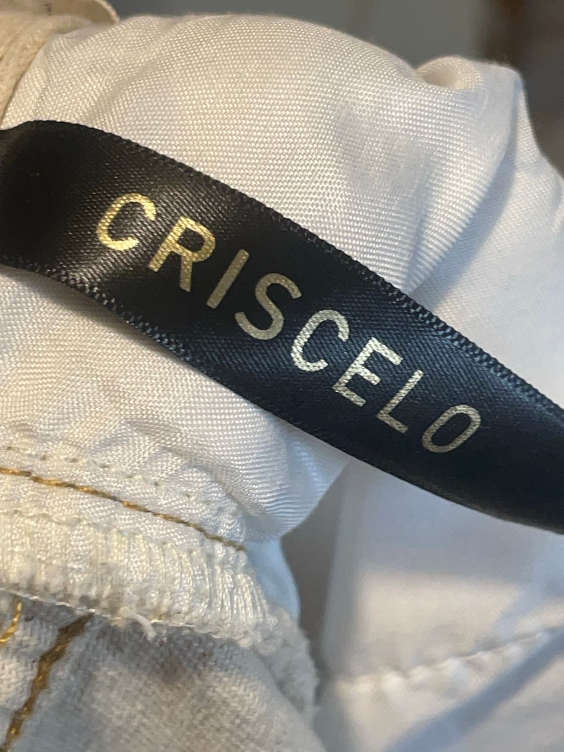 남여공용 와이드 데님 팬츠-베이지 L 상품이미지5