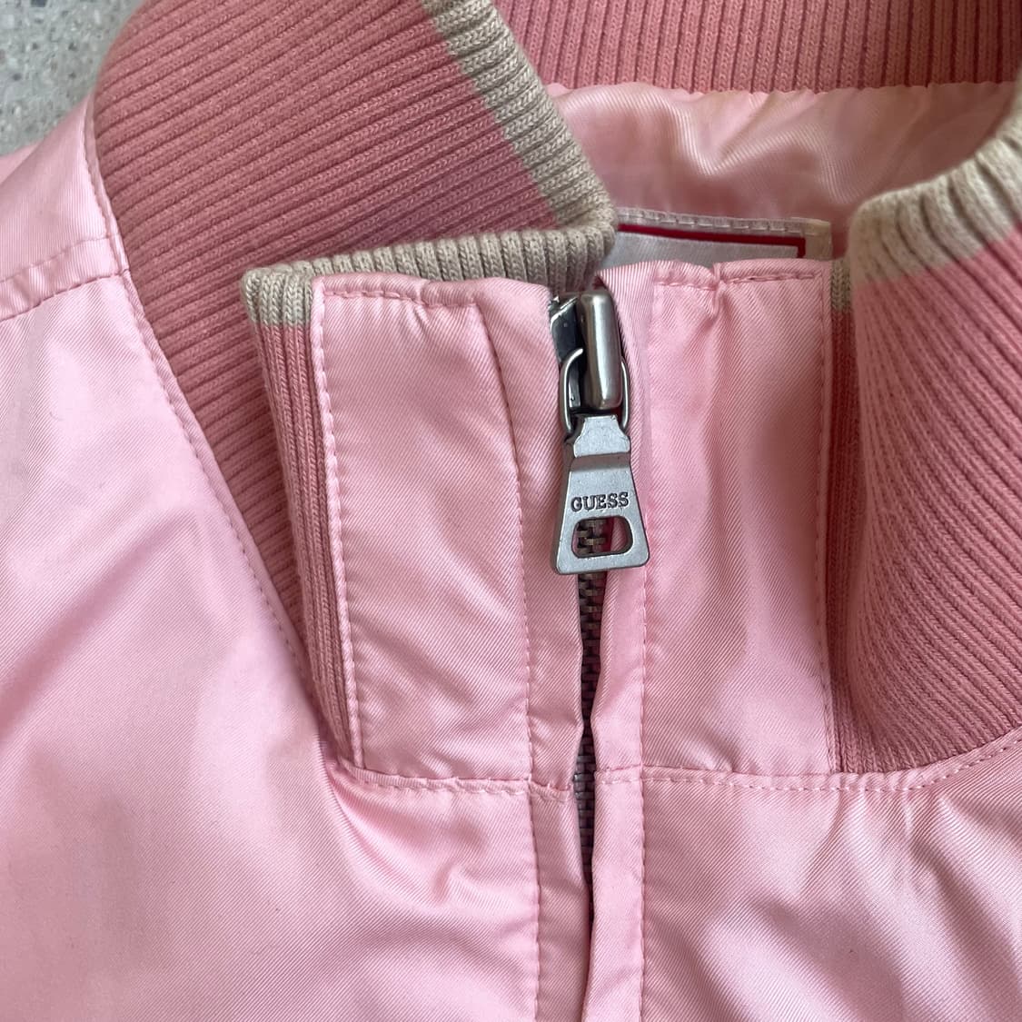 00s 두산 게스 사틴 블루종 상품이미지3