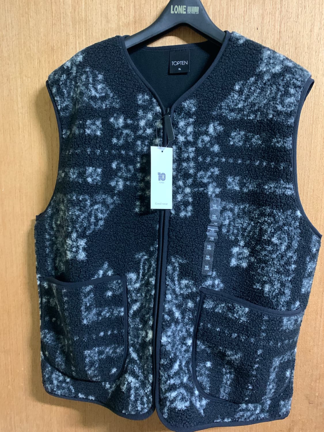 새상품 탑텐 쉘파 베스트 xl사이즈 상품이미지1