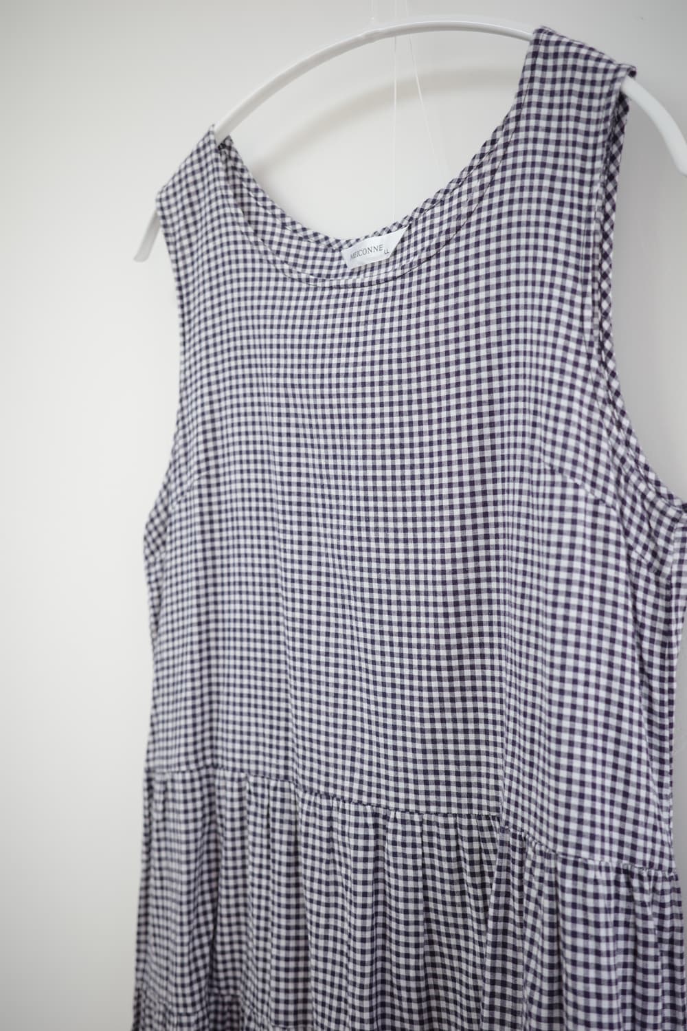  MEICONNE checked one-piece 상품이미지5